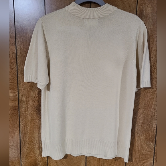 Sag Harbor mock neck pullover knit top - Picture 3 of 6